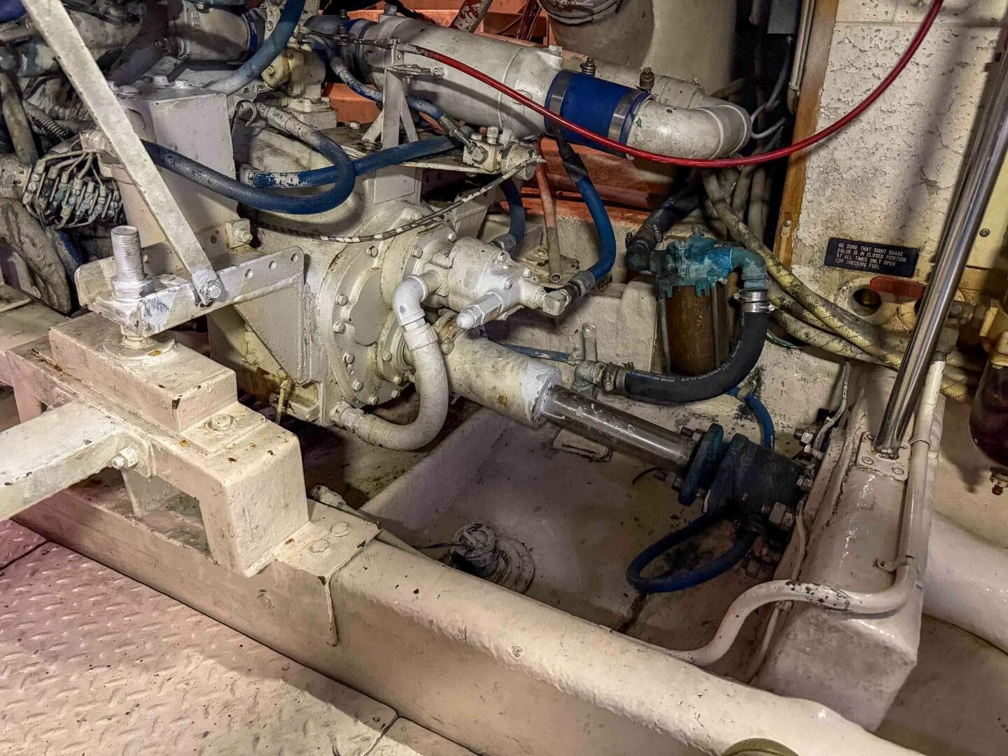 Engine room transmission 