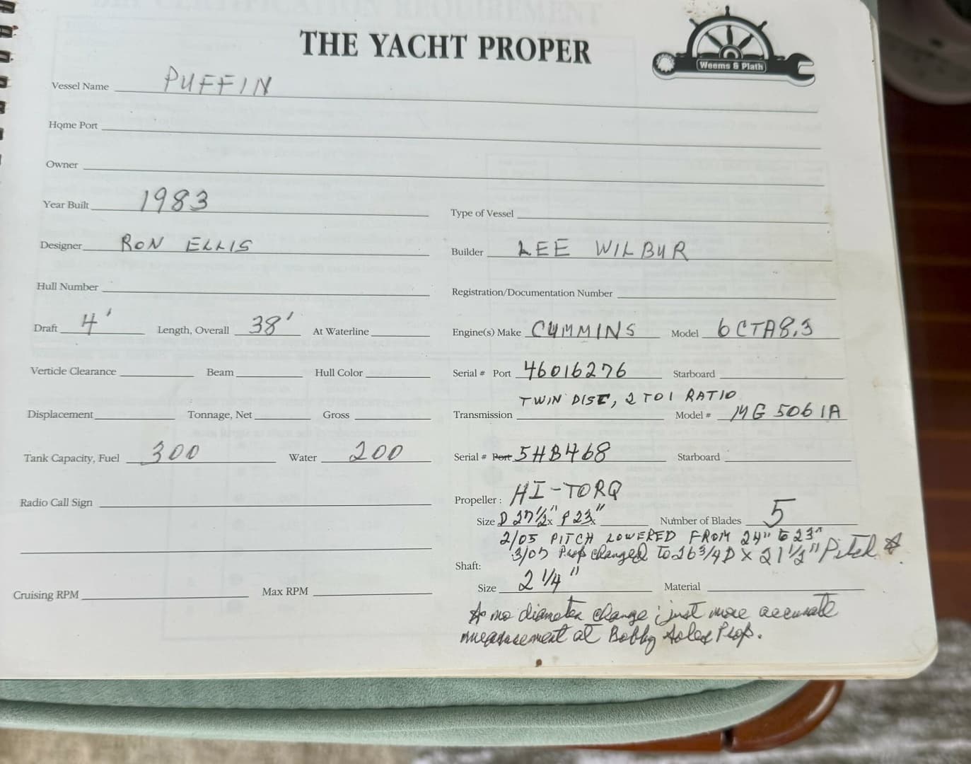 1983 Wilbur 