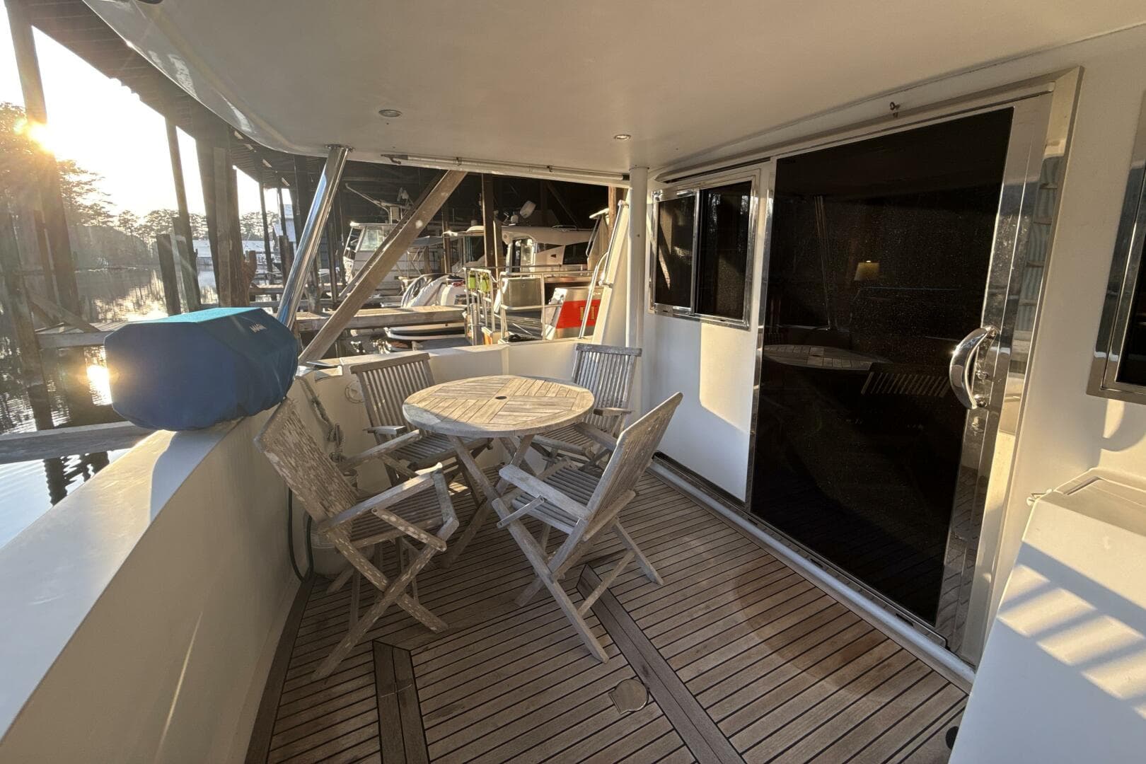 Hard Covered Aft Deck