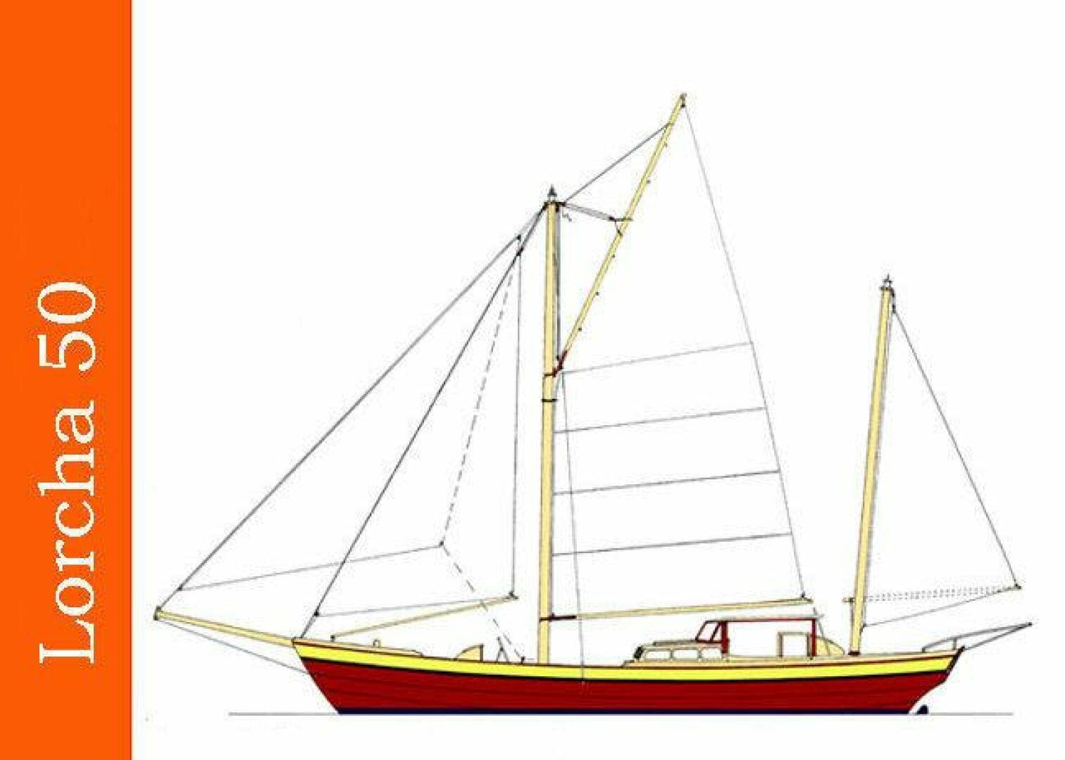 2002 Custom Reuel Parker Cold Molded Lorcha 50