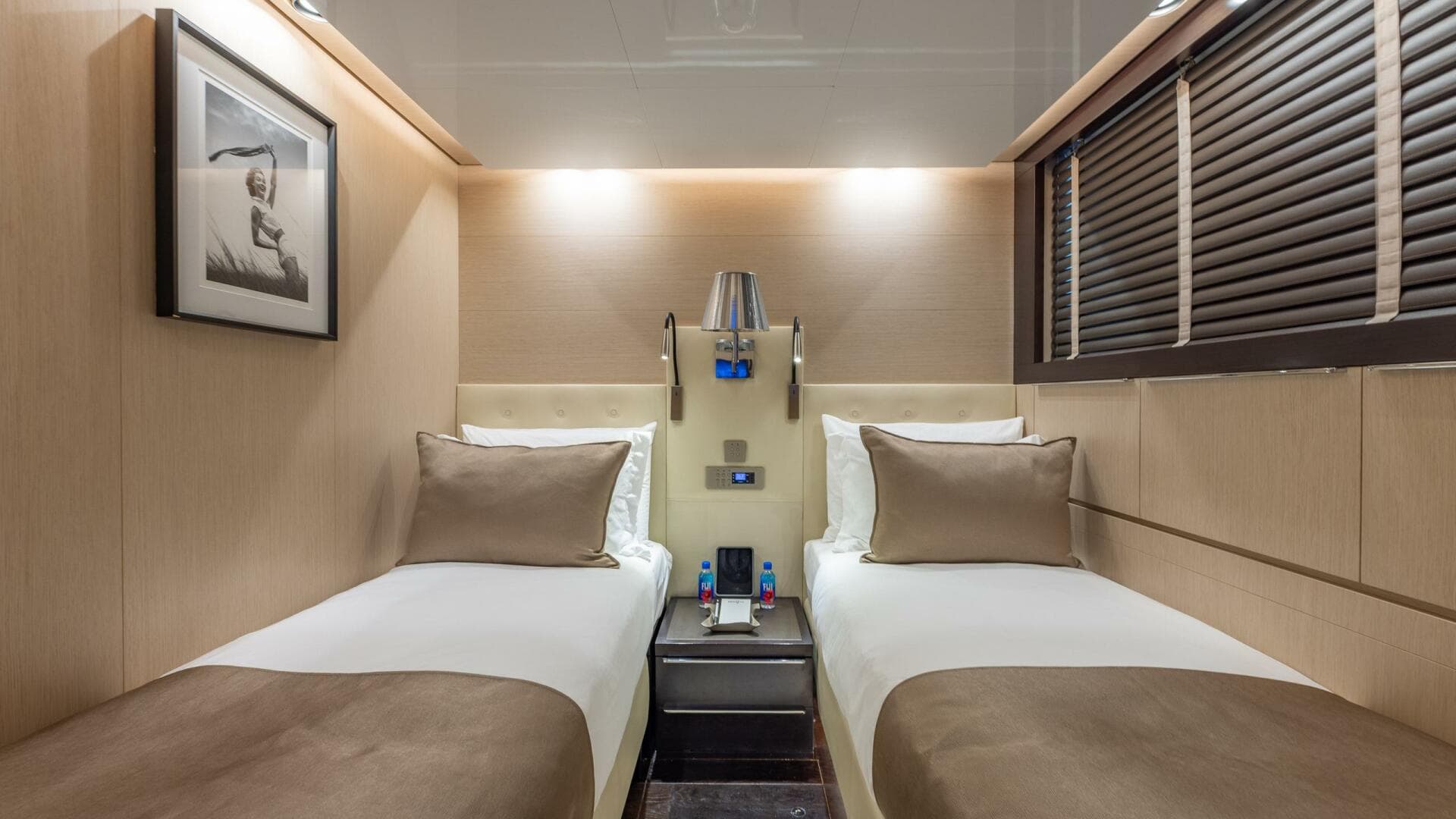 One Of Two Lower Deck Forward Twin Cabins Convertible To Queens