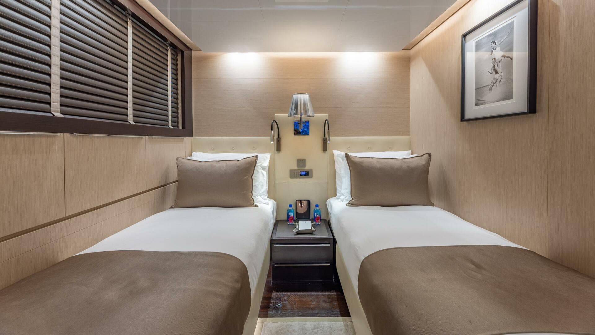 One Of Two Lower Deck Forward Twin Cabins Convertible To Queens 