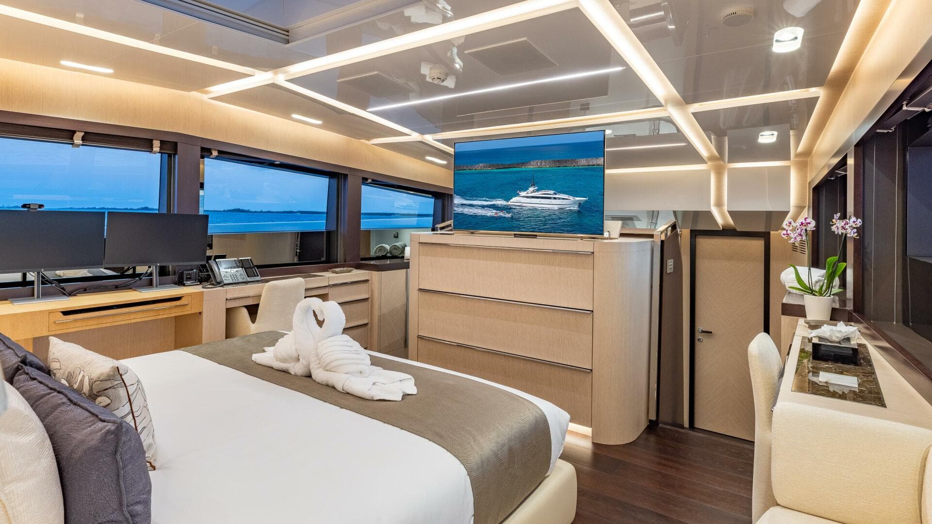 Master Stateroom Looking Forward To Port 