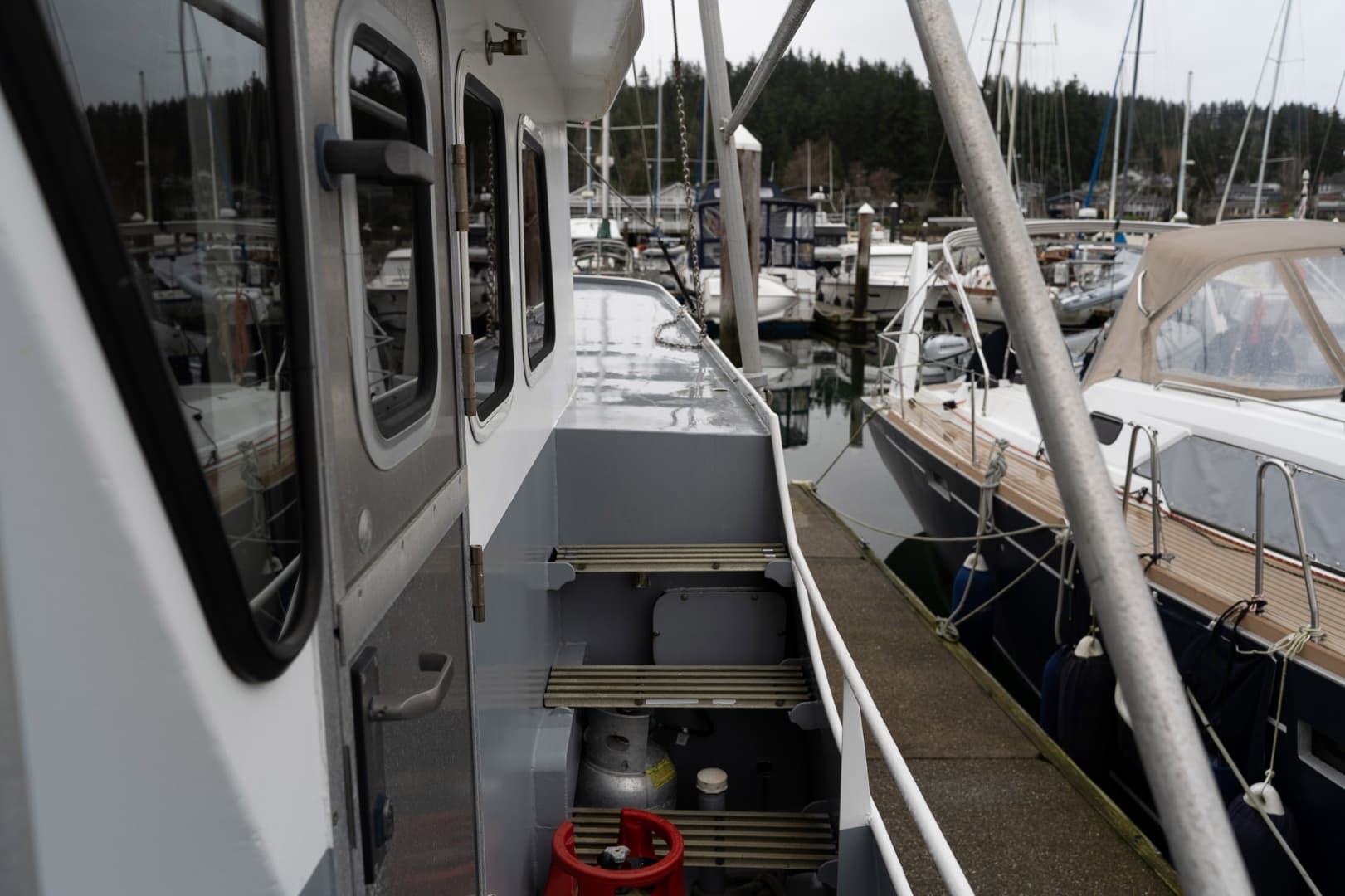 1997 Custom Steel Trawler 43