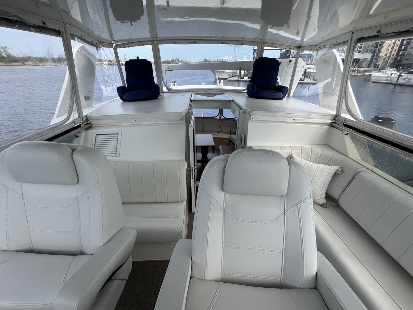 Flybridge Looking Aft