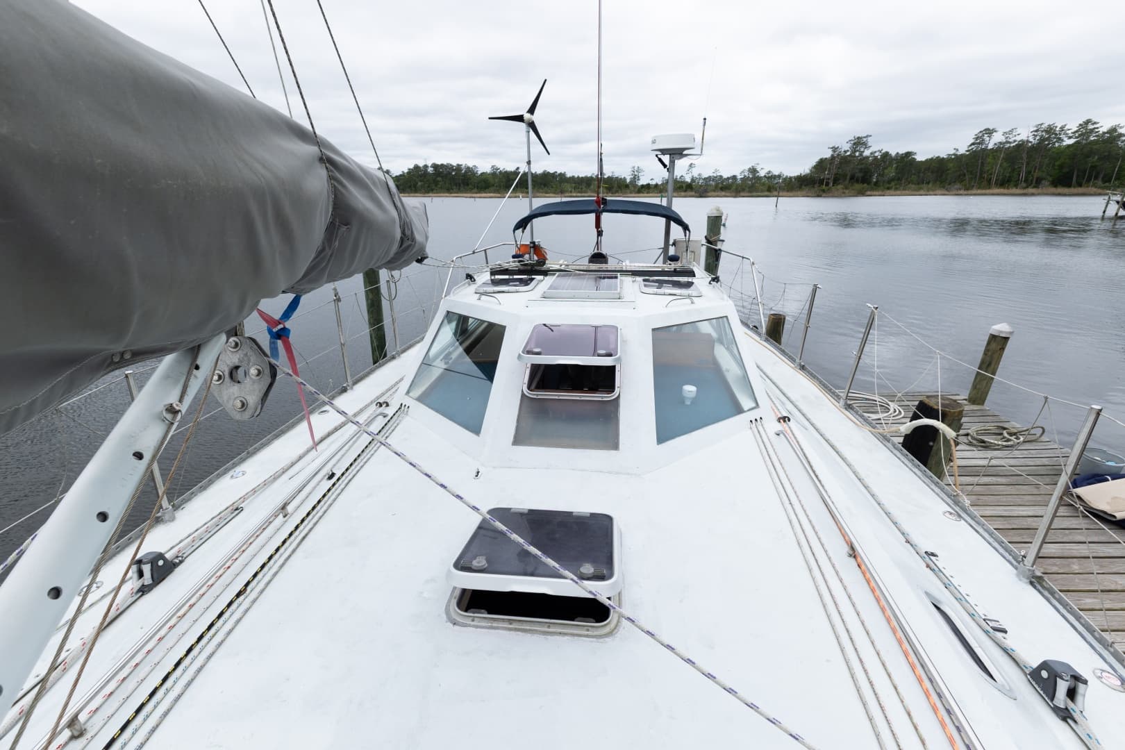 Midships looking aft
