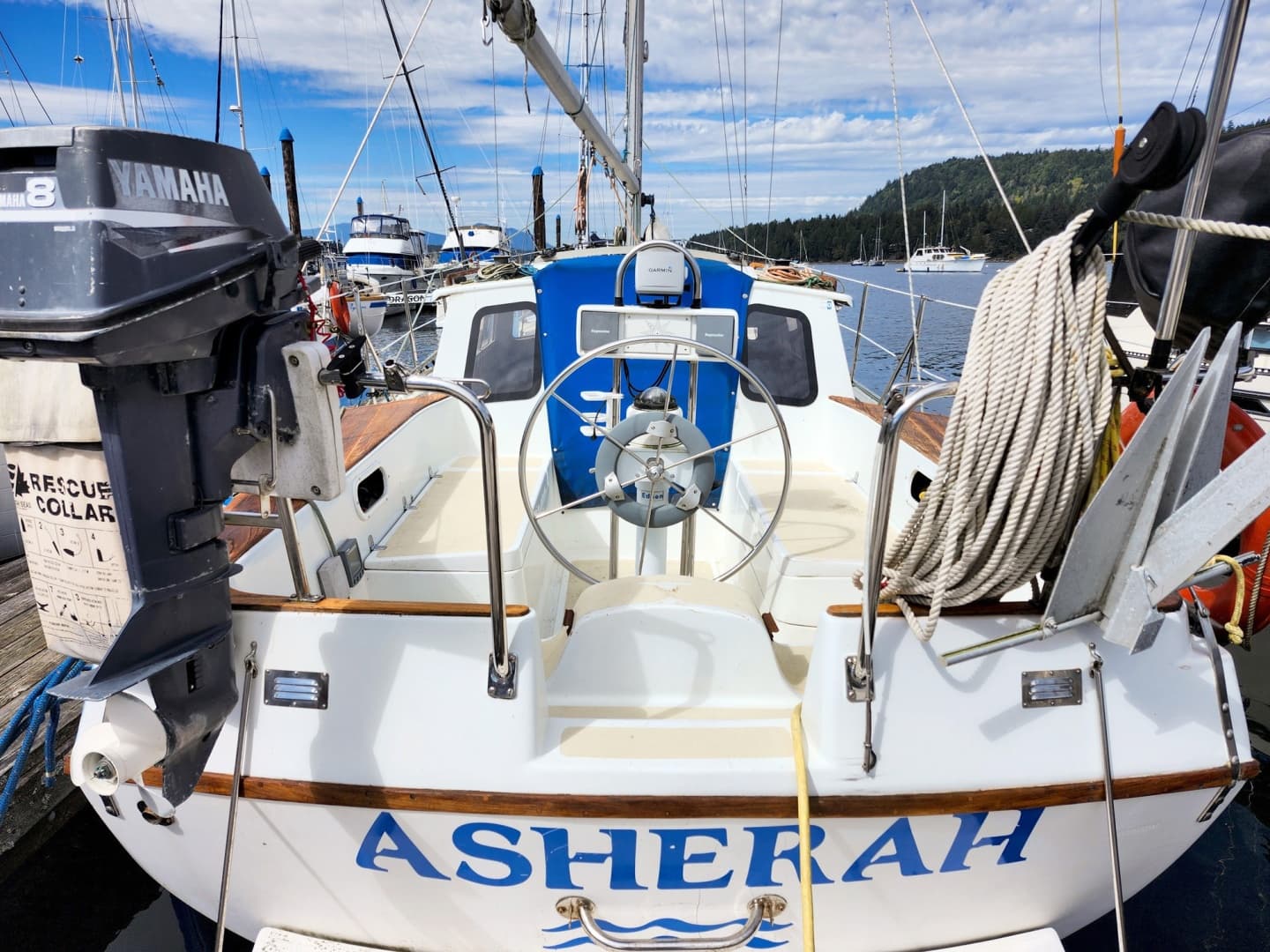 1988 Gulf Pilothouse 32