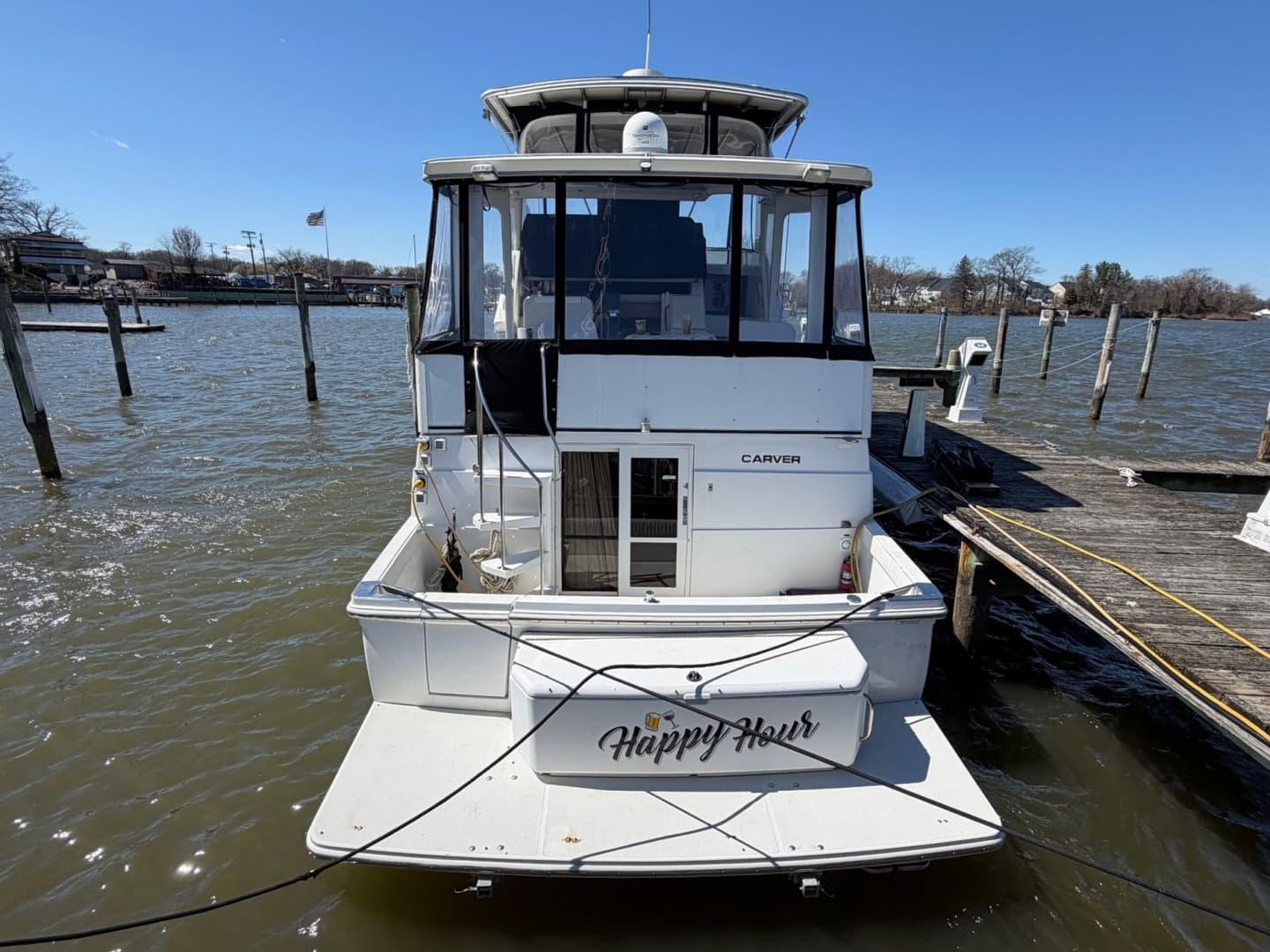 1997 Carver 400 Cockpit MY