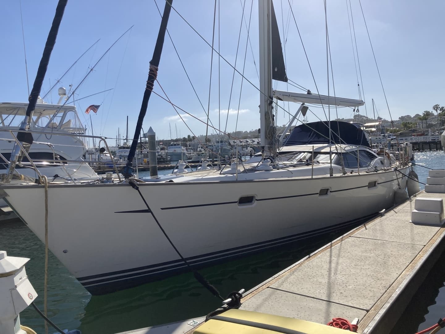 2008 Oyster 56 Deck Saloon