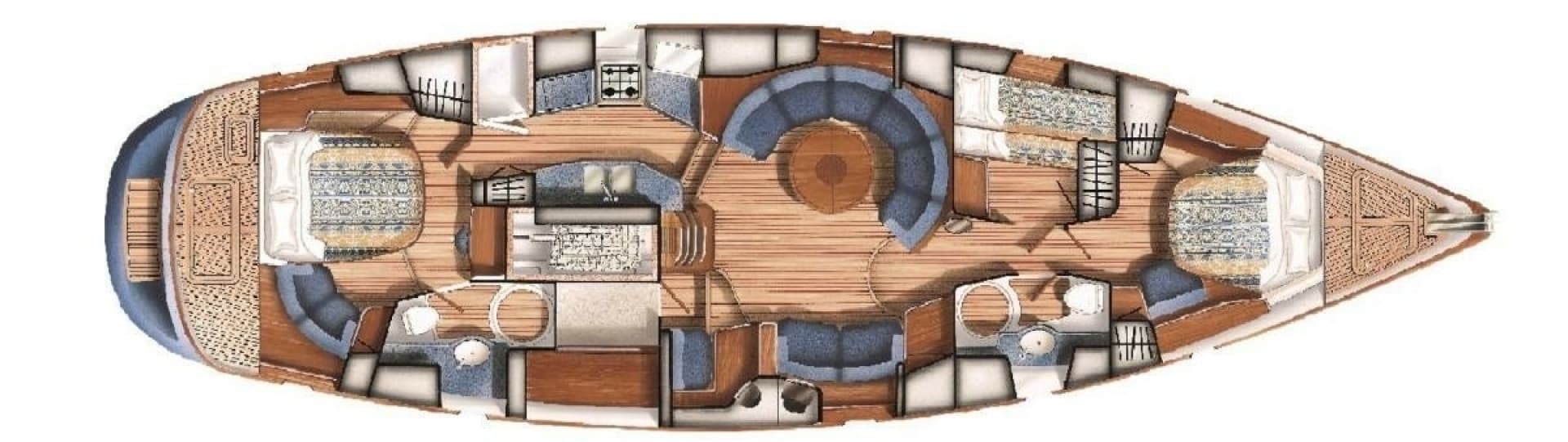 2008 Oyster 56 Deck Saloon