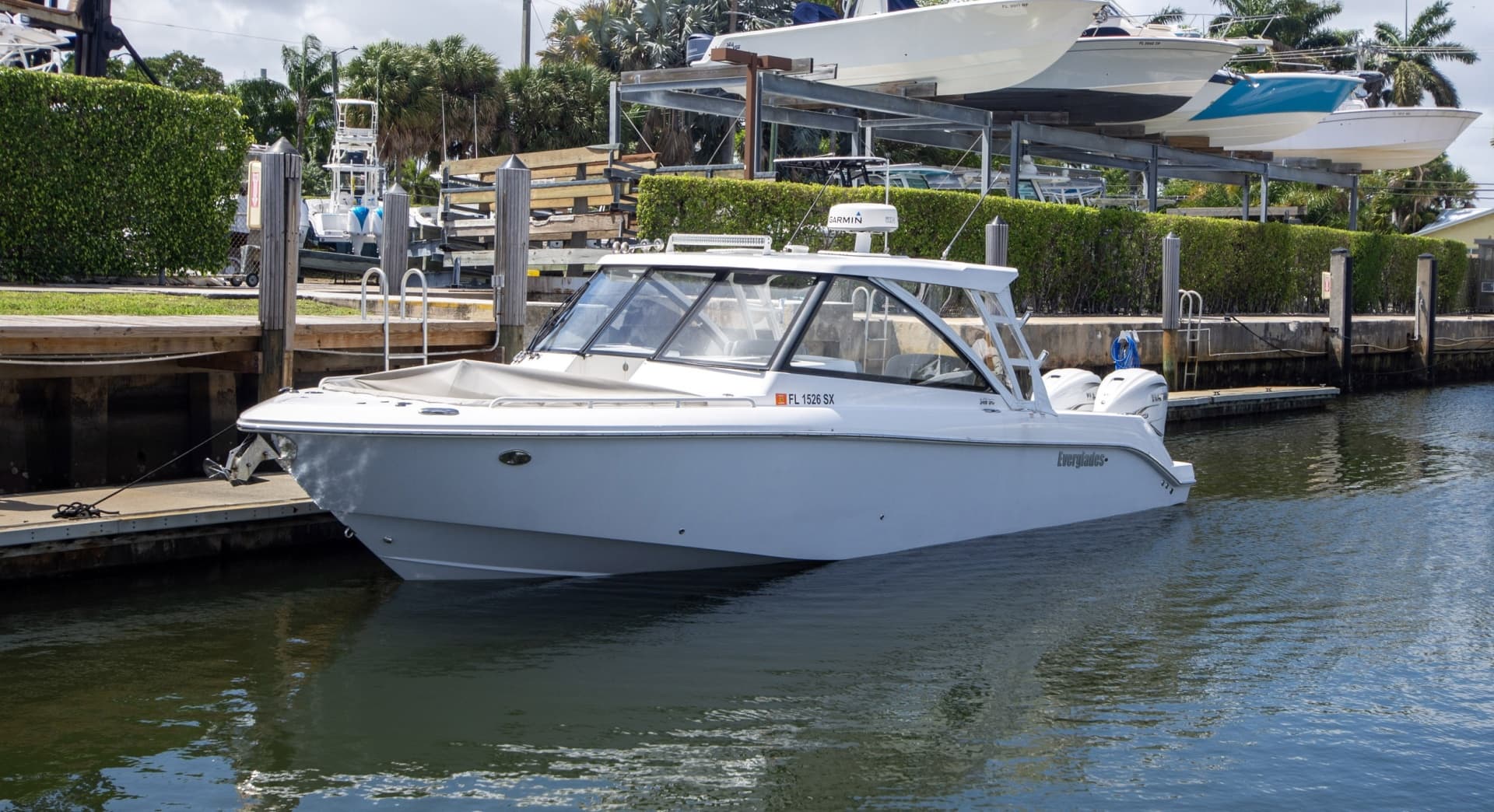 2019 Everglades 340 Dual Console