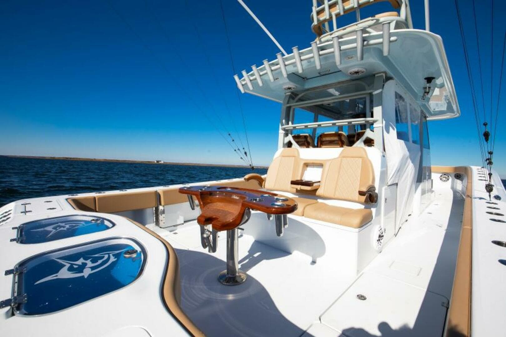Starboard view of Cockpit with Seating