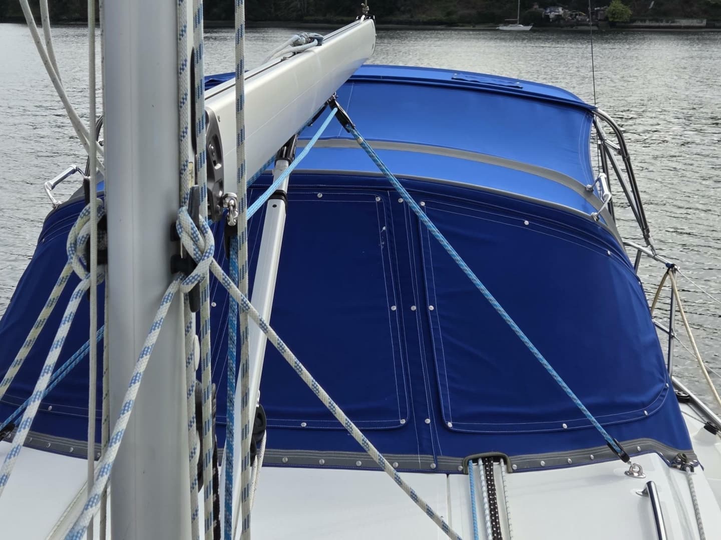 Iverson's dodger, bimini, & connector