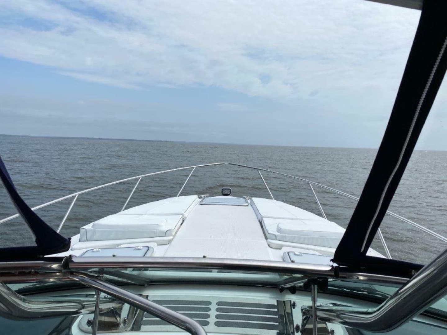 Formula 34 CLAIR DE LUNE - View From Helm