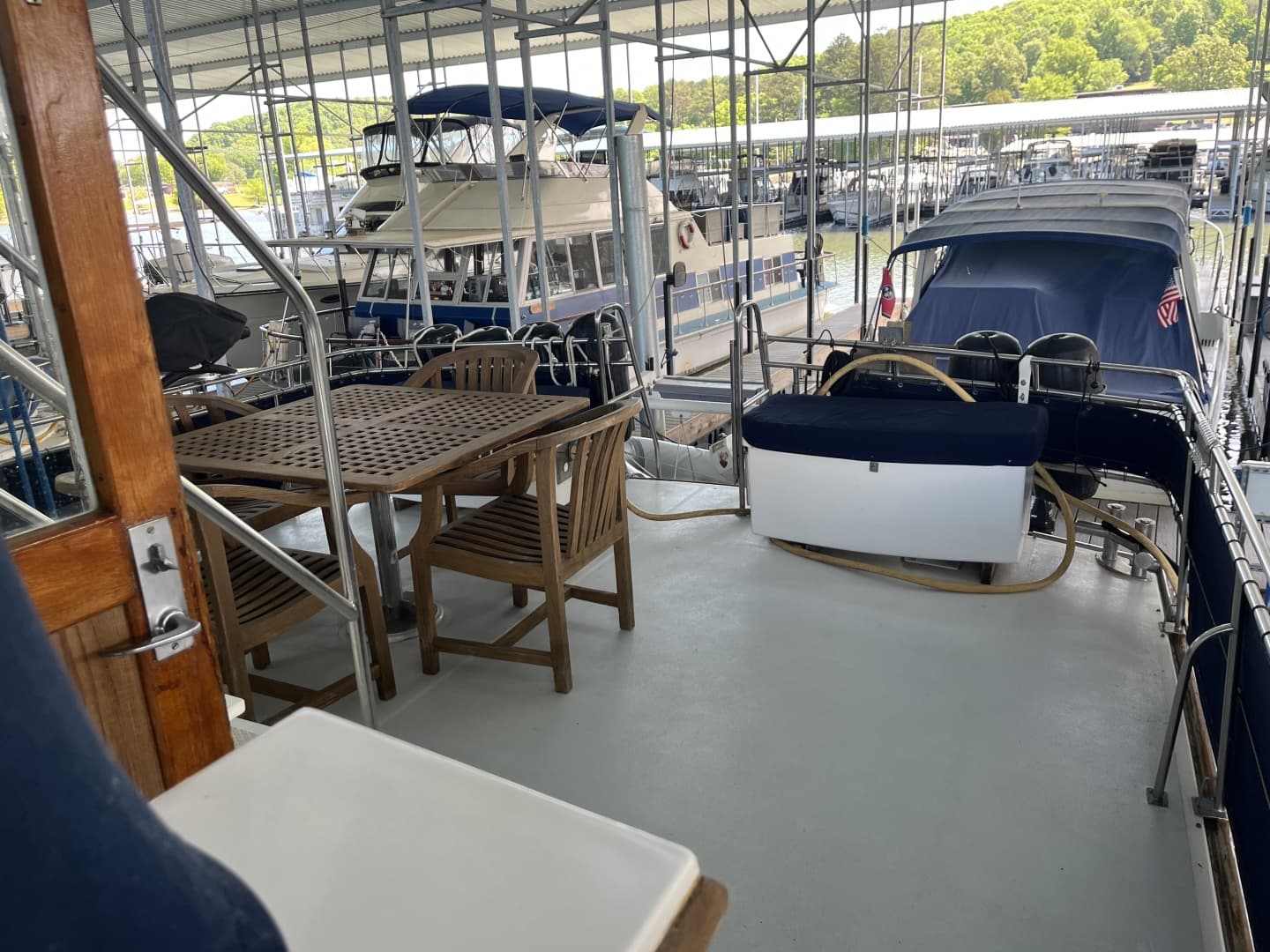 Aft Deck From Port Steps