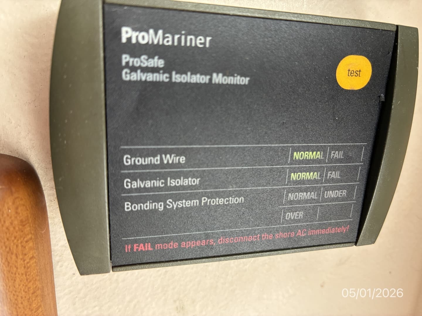 34' Luhrs Galvanic Isolator Monitor