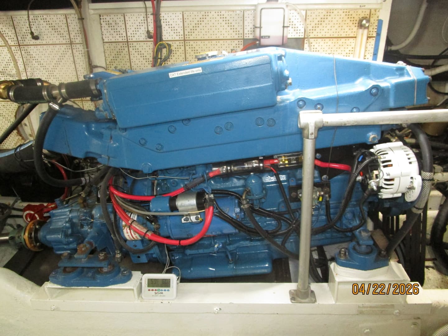 49' DeFever port main engine