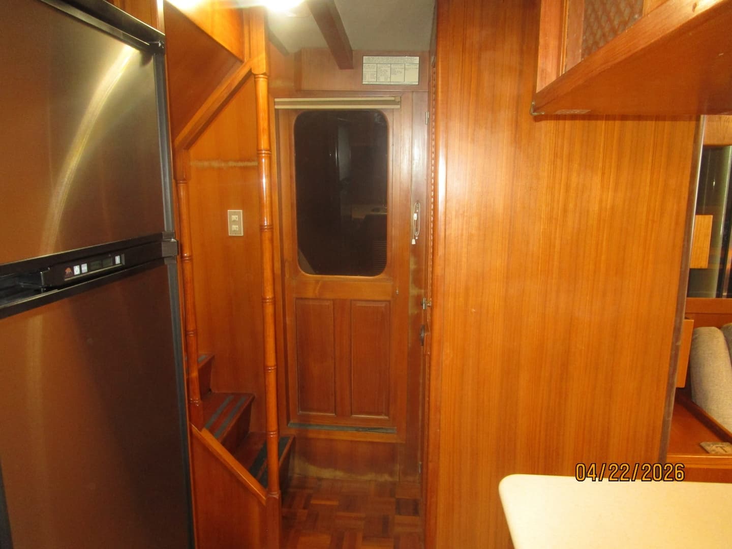 49' DeFever galley starboard