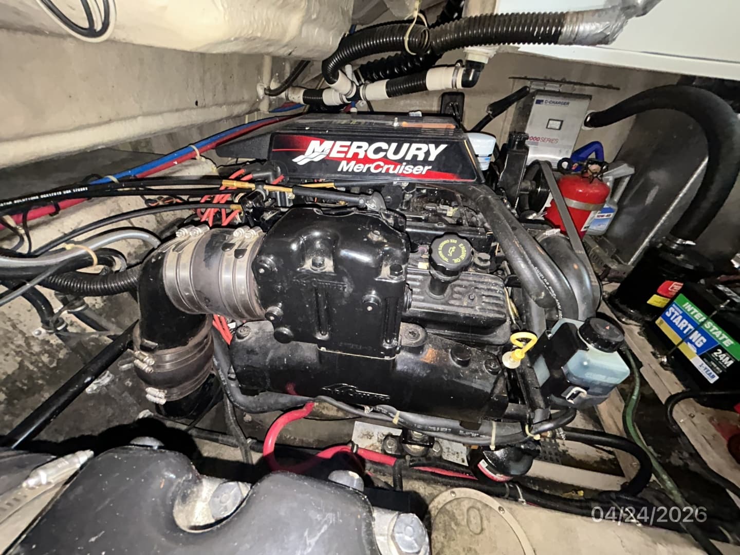 32' Regal port main engine