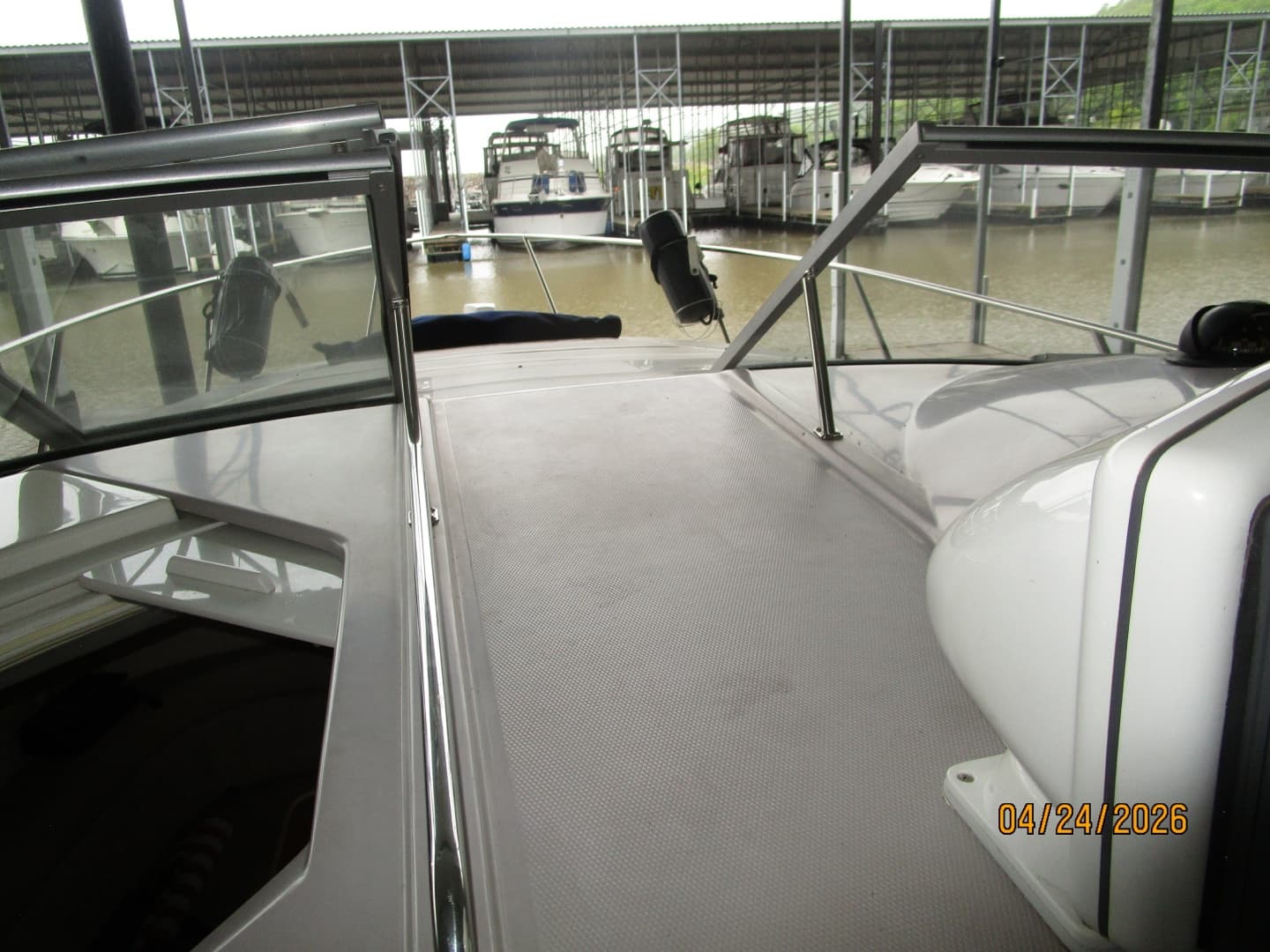 32' Regal windshield pass-thru
