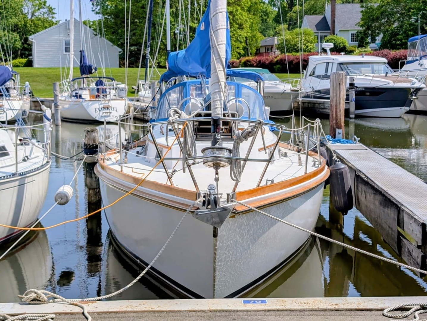 1980 Bristol 35.5 Keel/CB
