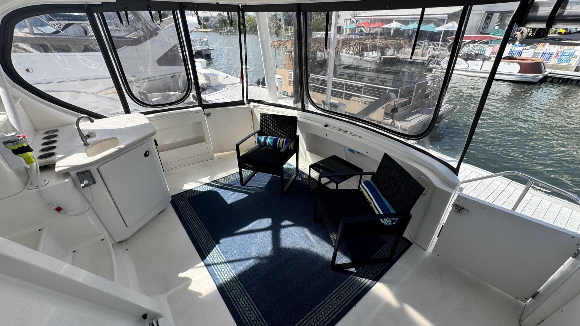 Aft Sundeck Seating