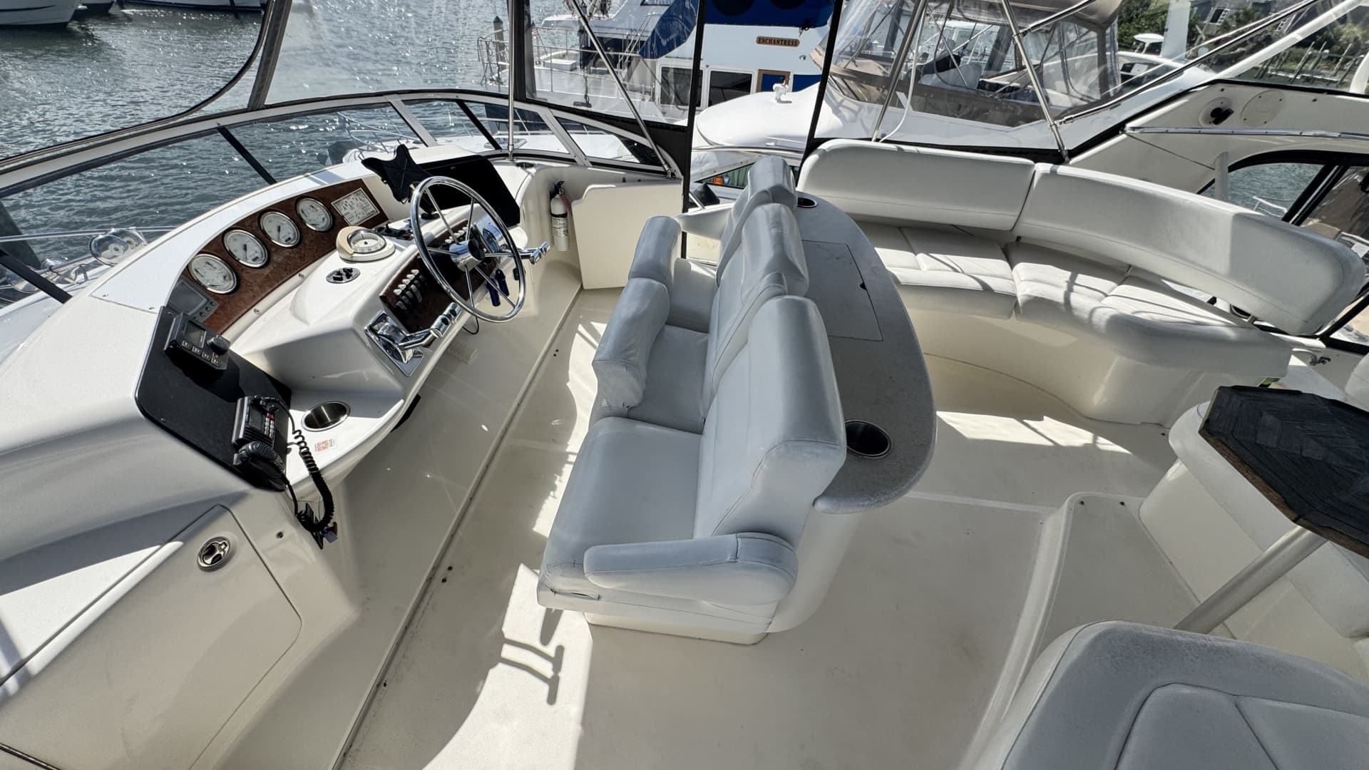 Flybridge Looking Starboard