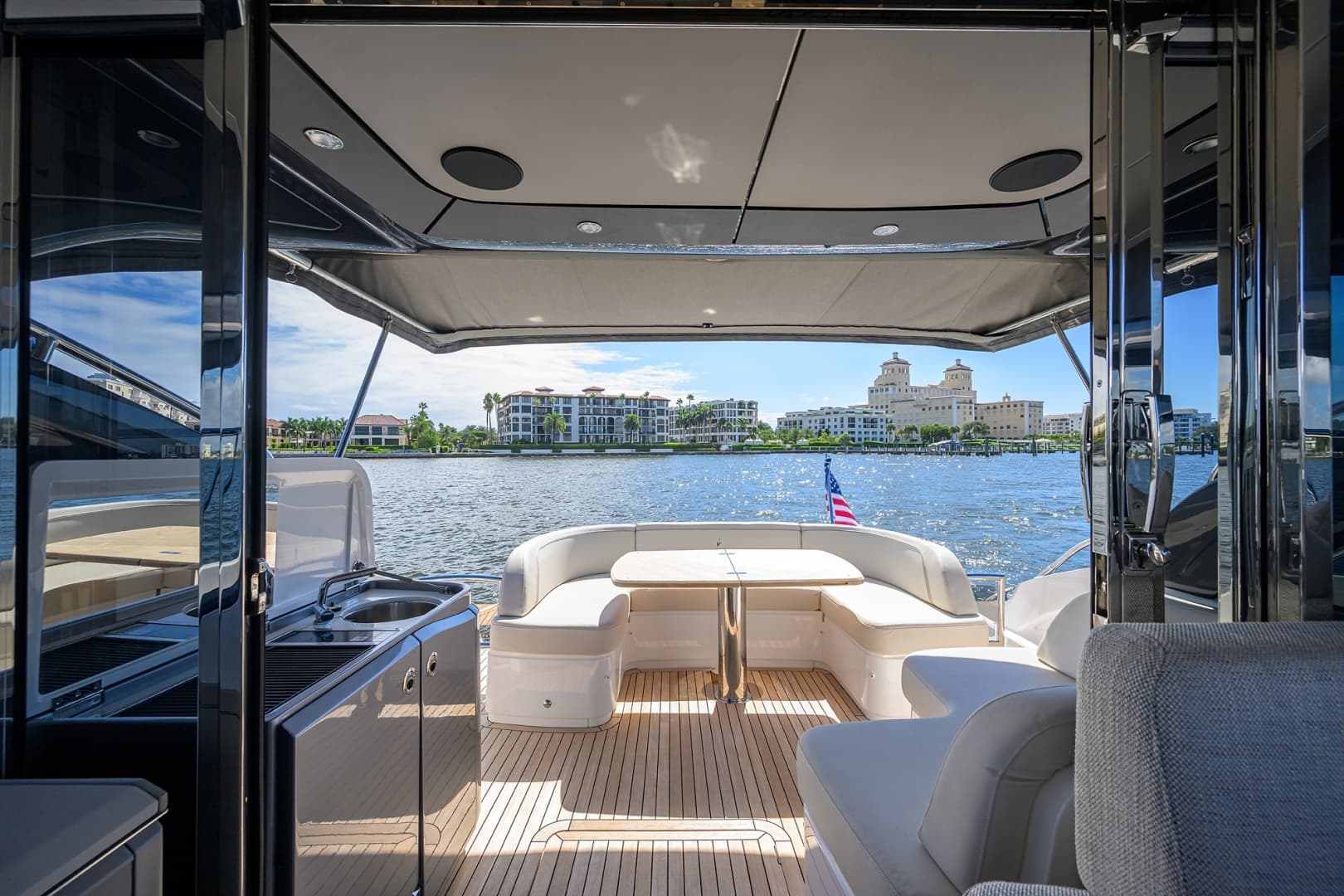 Princess 50 Everlong - Exterior Aft Deck