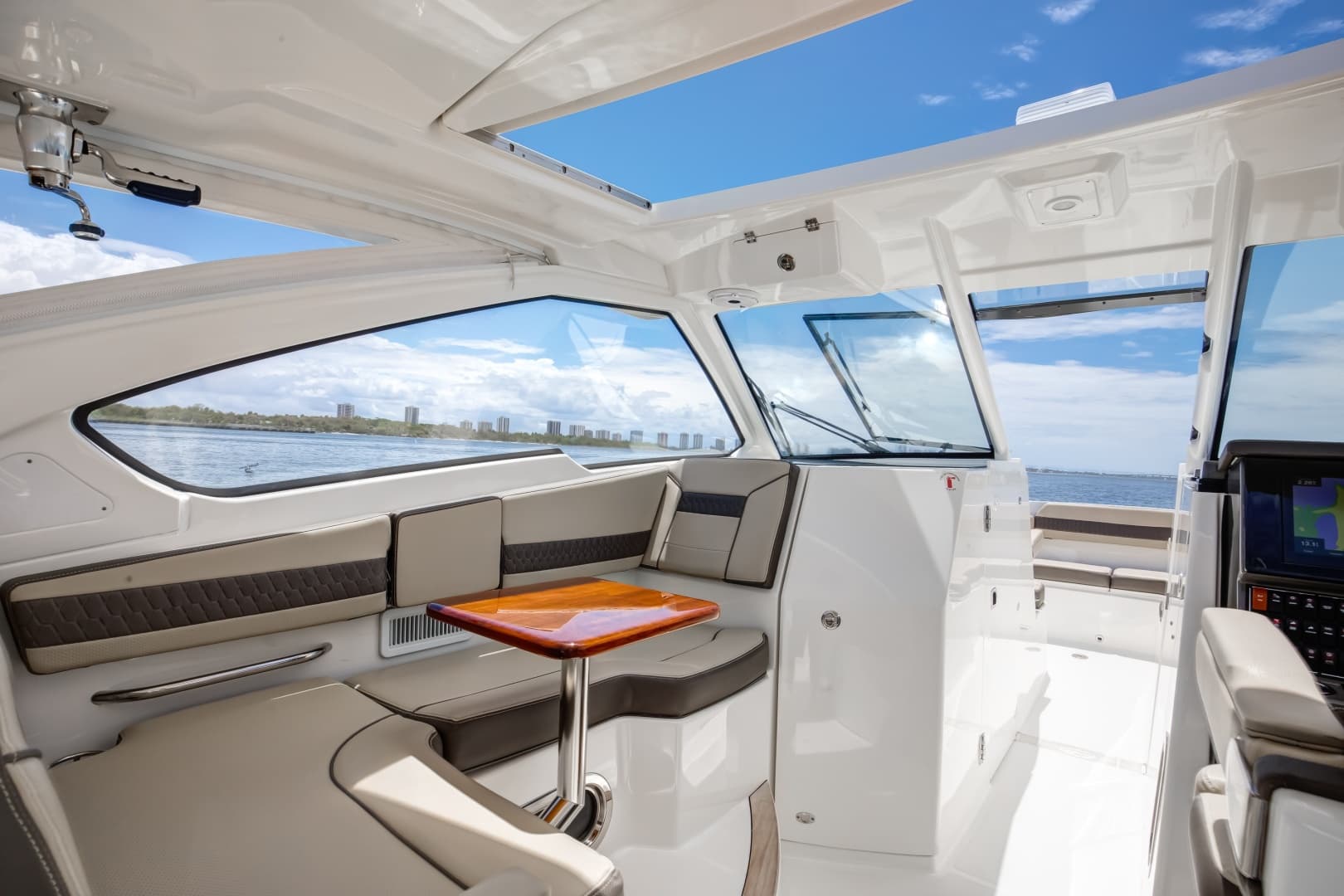 Pursuit 37 - Irish Ayes - Helm Deck Seating