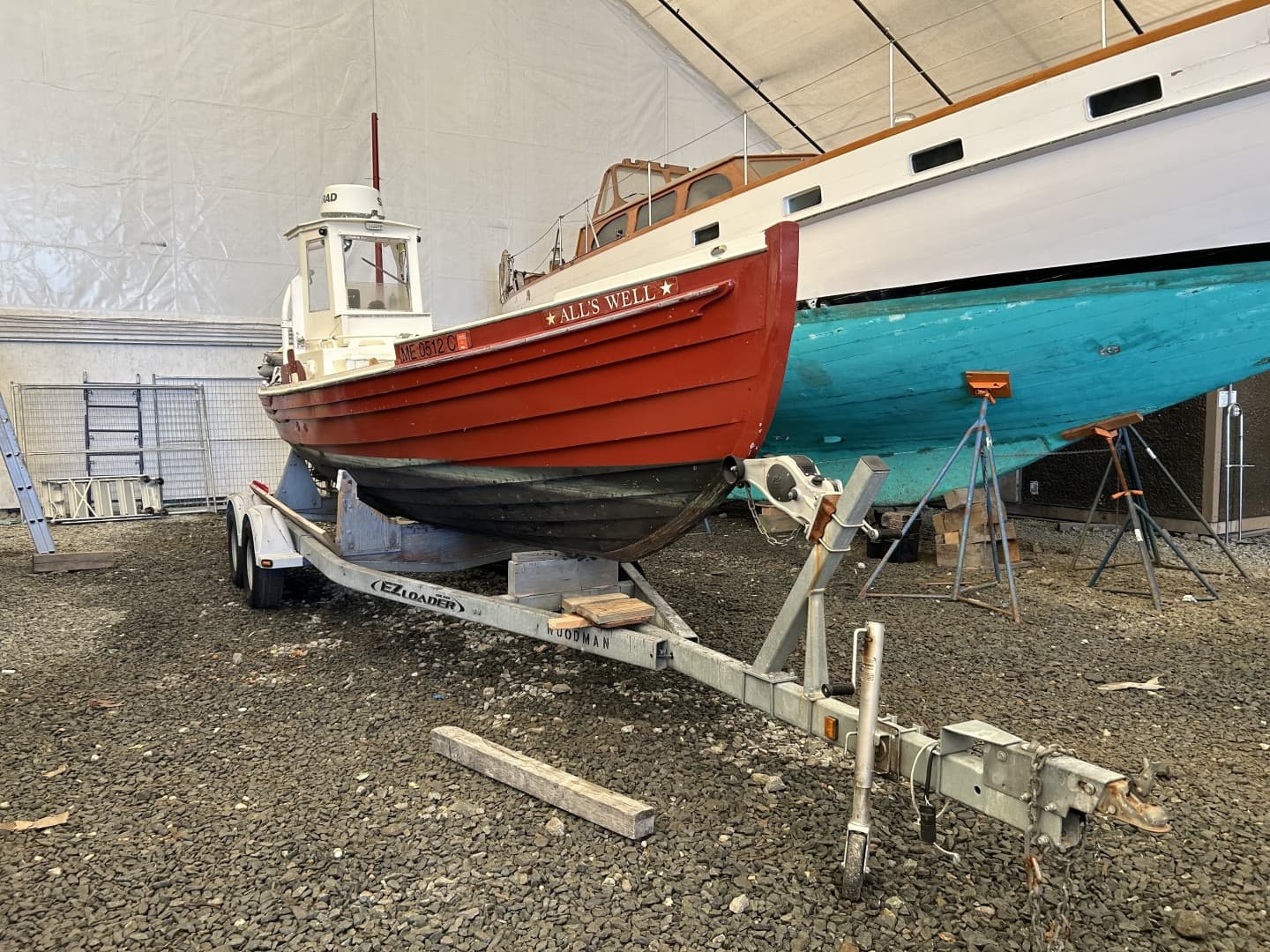 Dory in storage
