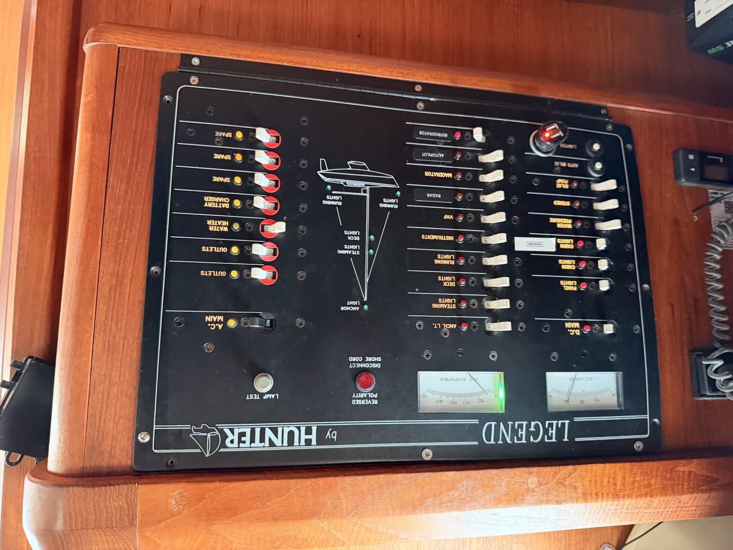 Hunter electrical panel