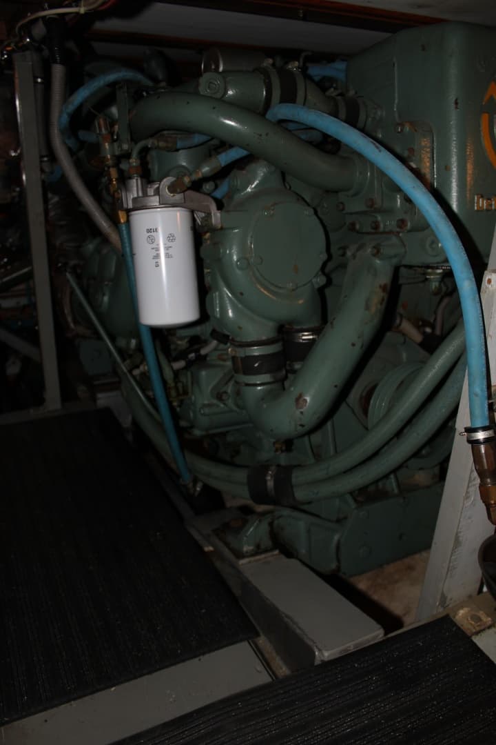 42 ft Bertram - Engine Room
