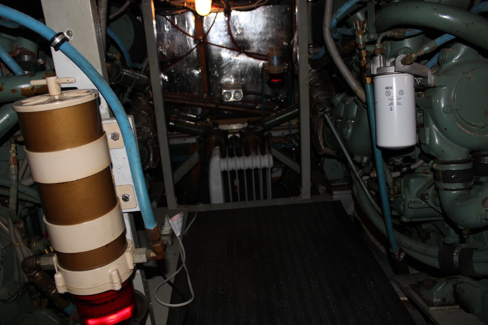 42 ft Bertram - Engine Room