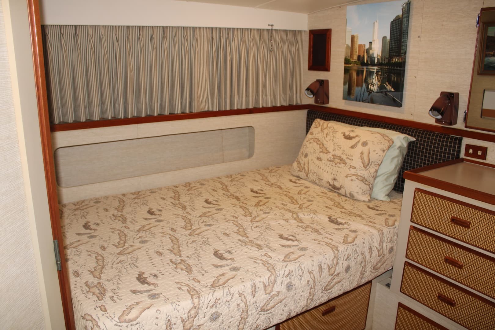 42 ft Bertram - Master Cabin
