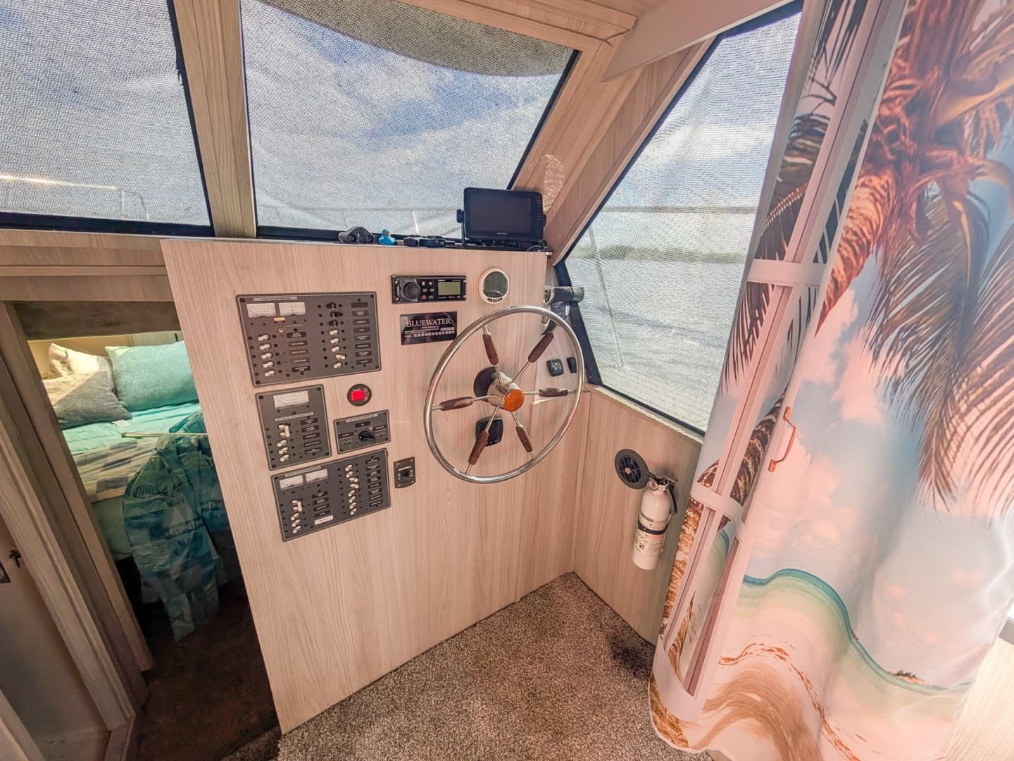 1987 Bluewater Yachts 51 Coastal Cruiser Cockpit