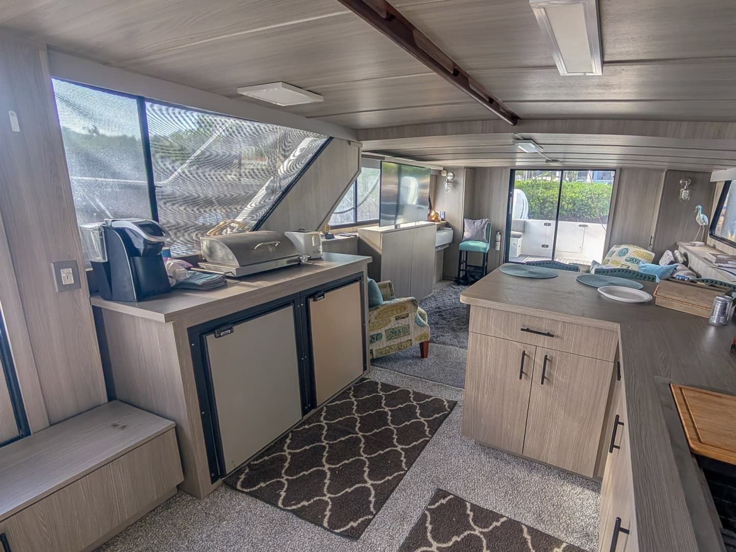 1987 Bluewater Yachts 51 Coastal Cruiser Cockpit
