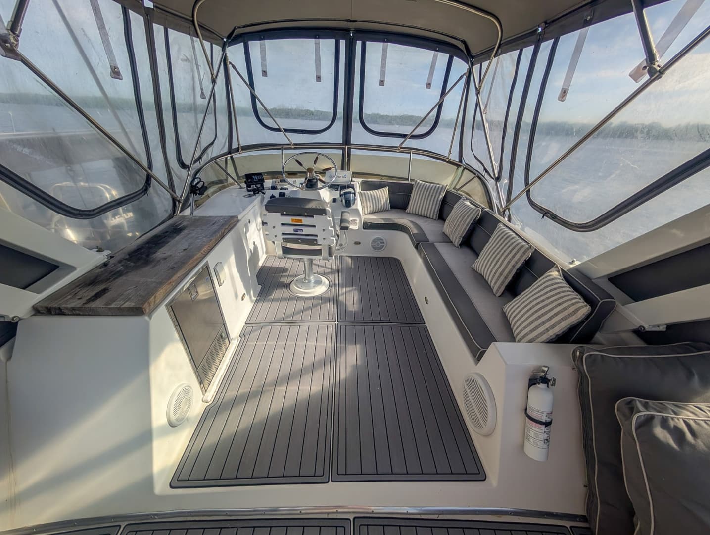 1987 Bluewater Yachts 51 Coastal Cruiser Cockpit