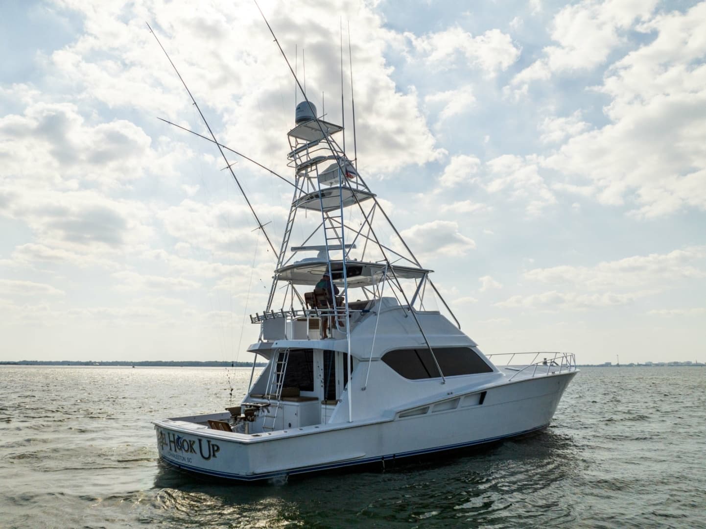Hatteras 60 Reel Hook'Up - Exterior Profile