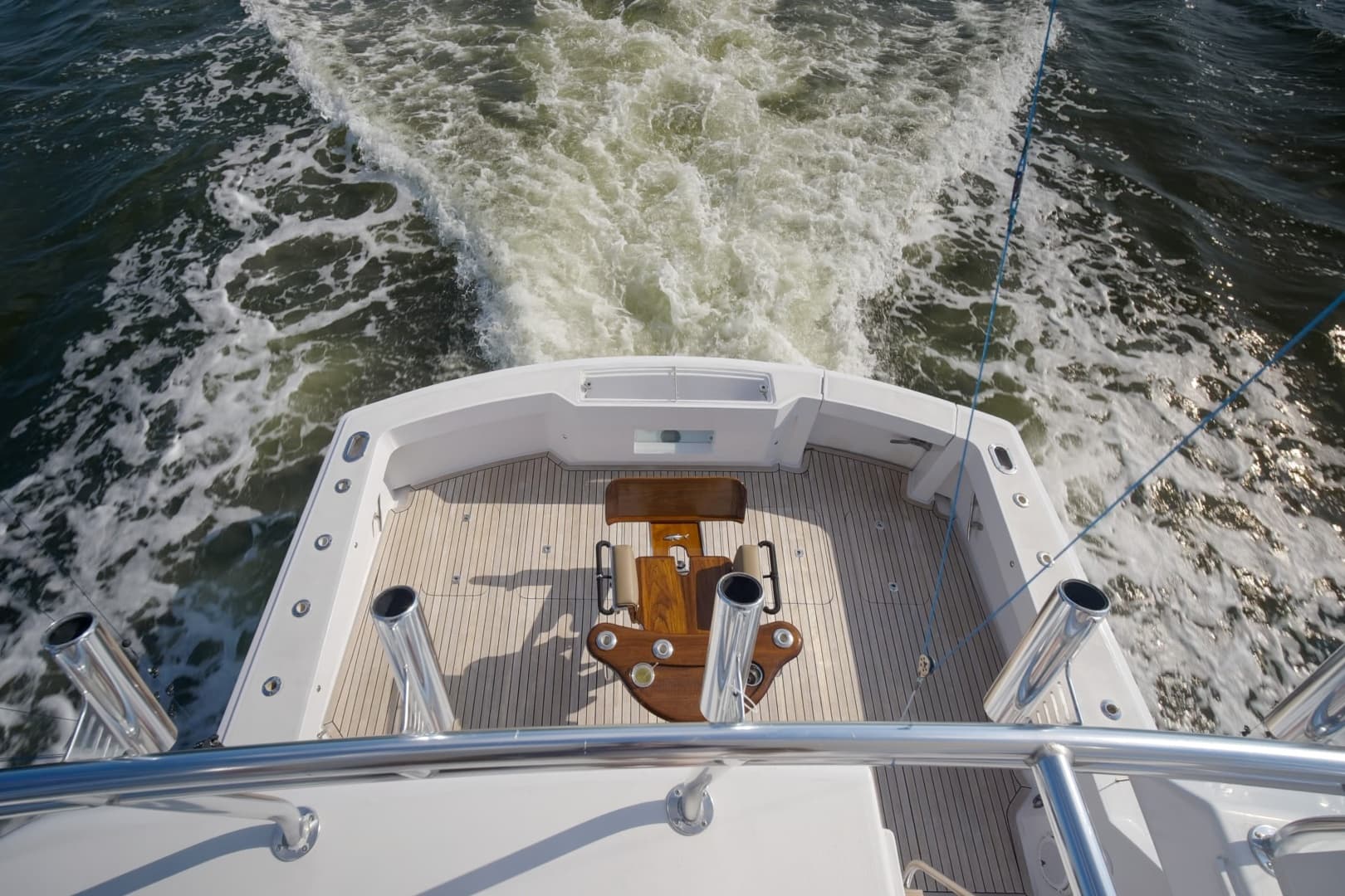 Hatteras 60 Reel Hook'Up - Exterior Cockpit