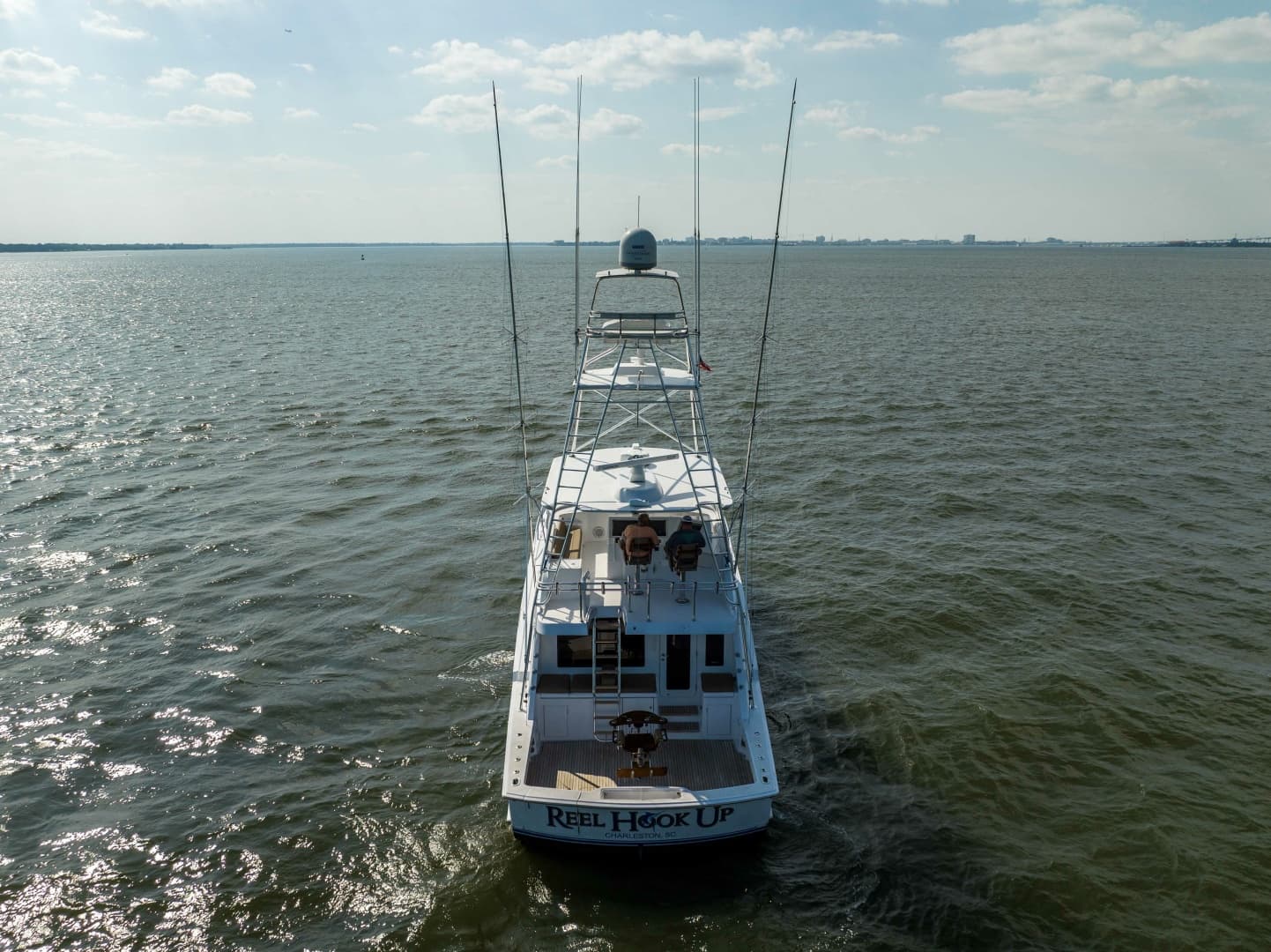 Hatteras 60 Reel Hook'Up - Exterior Profile