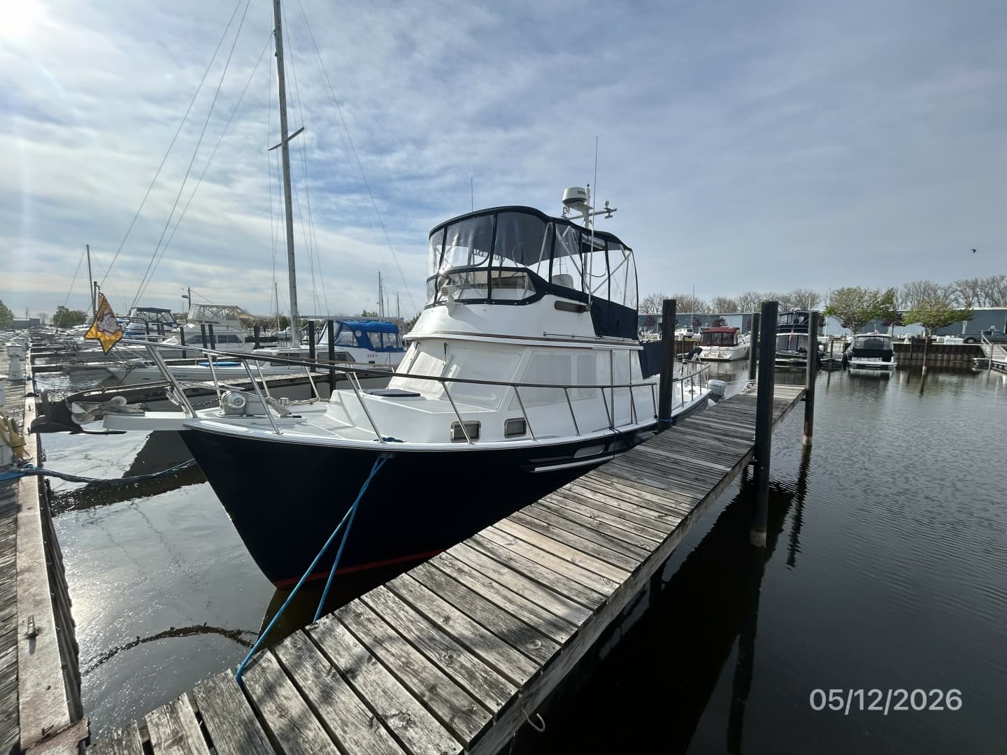 36' Monk port forward profile
