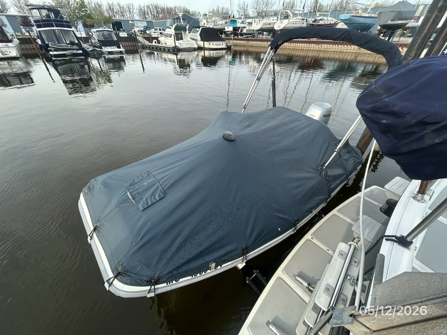 36' Monk tender covered