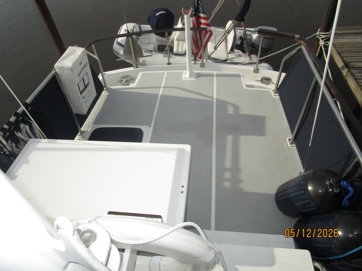 36' Monk trunk cabin aft