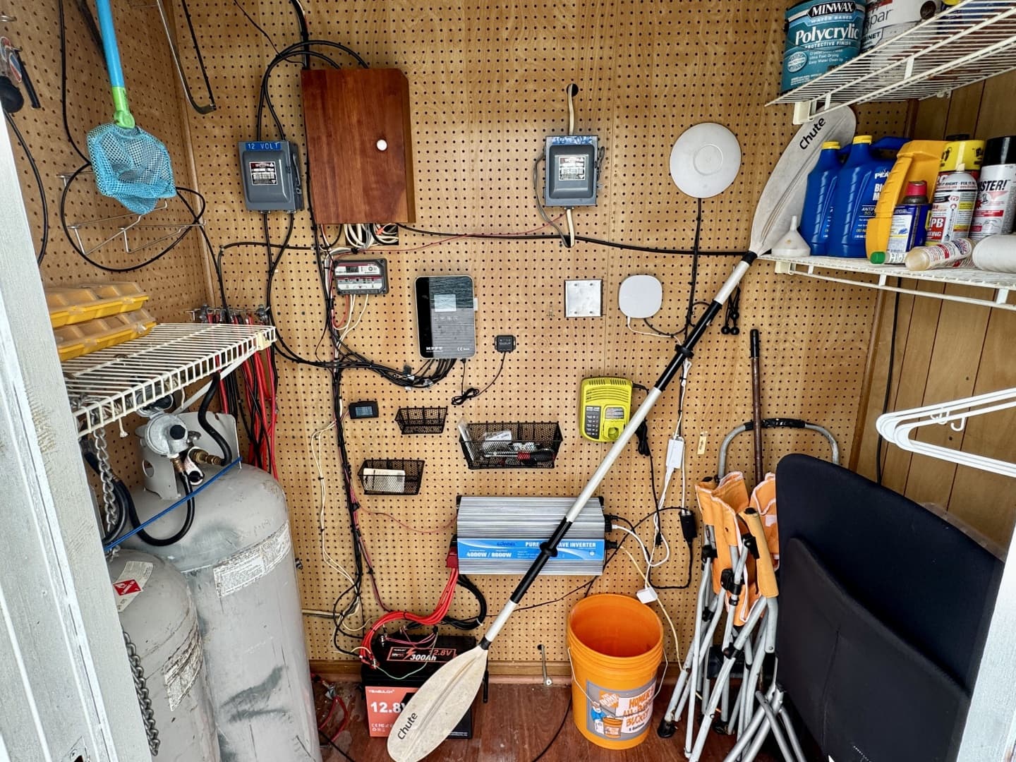 1978 Custom 18 x 24 Off-Grid Floating Cabin Approx 385sqft