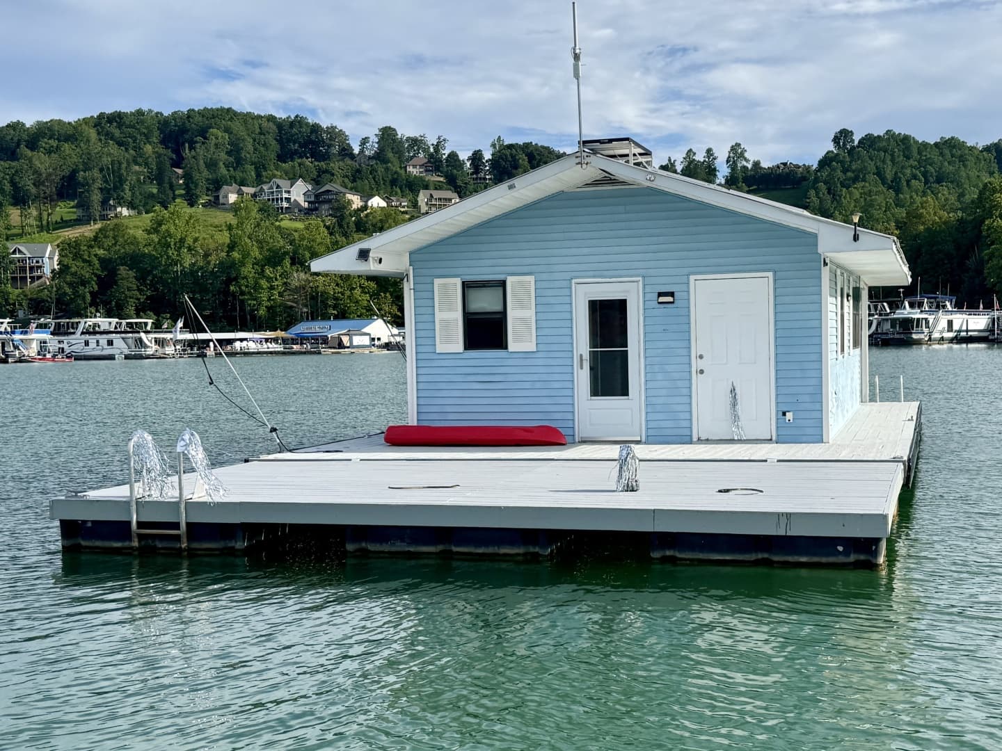 1978 Custom 18 x 24 Off-Grid Floating Cabin Approx 385sqft