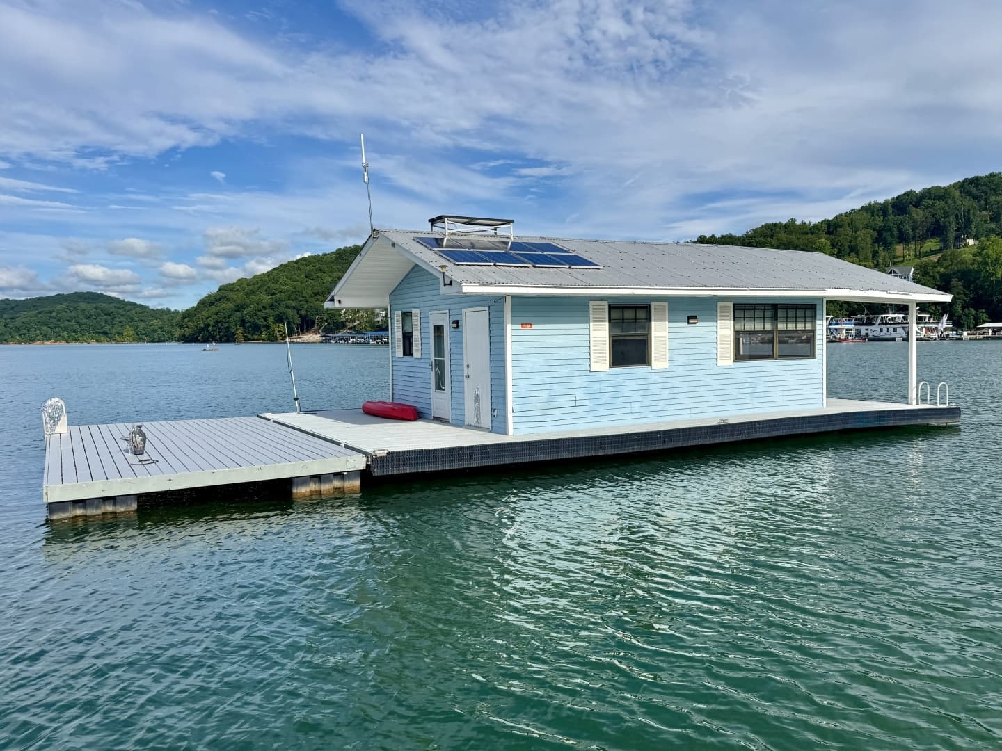 1978 Custom 18 x 24 Off-Grid Floating Cabin Approx 385sqft