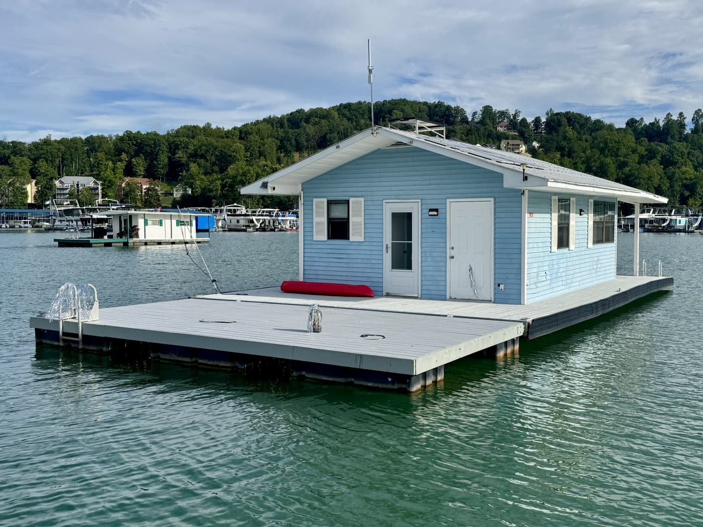 1978 Custom 18 x 24 Off-Grid Floating Cabin Approx 385sqft