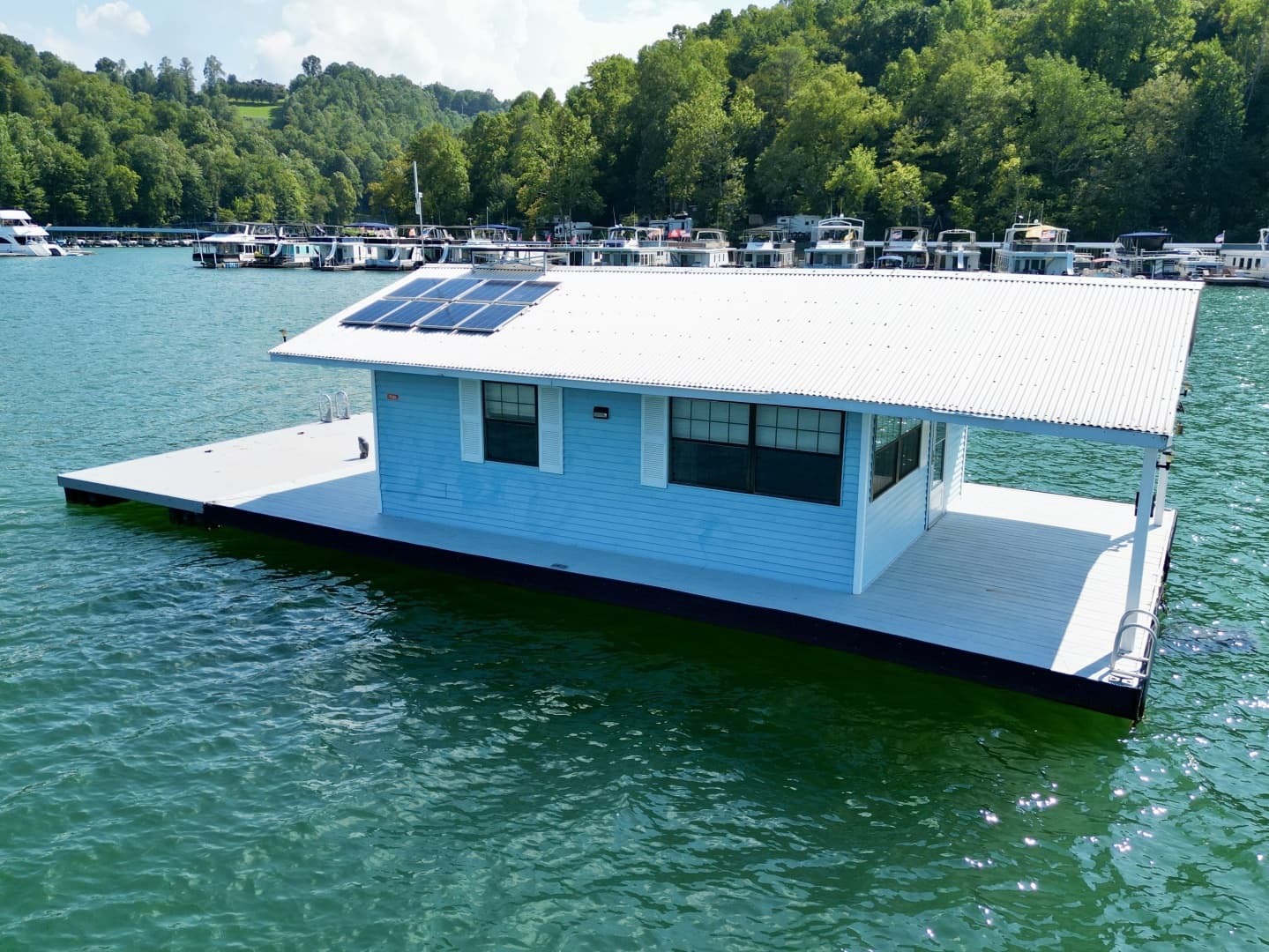 1978 Custom 18 x 24 Off-Grid Floating Cabin Approx 385sqft