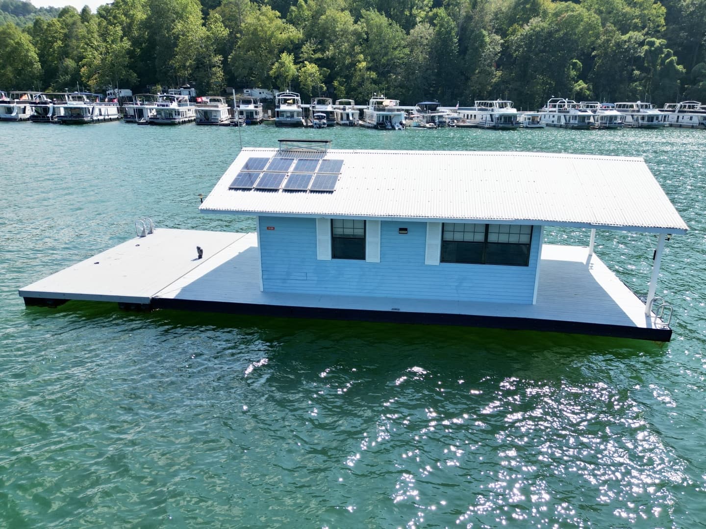 1978 Custom 18 x 24 Off-Grid Floating Cabin Approx 385sqft