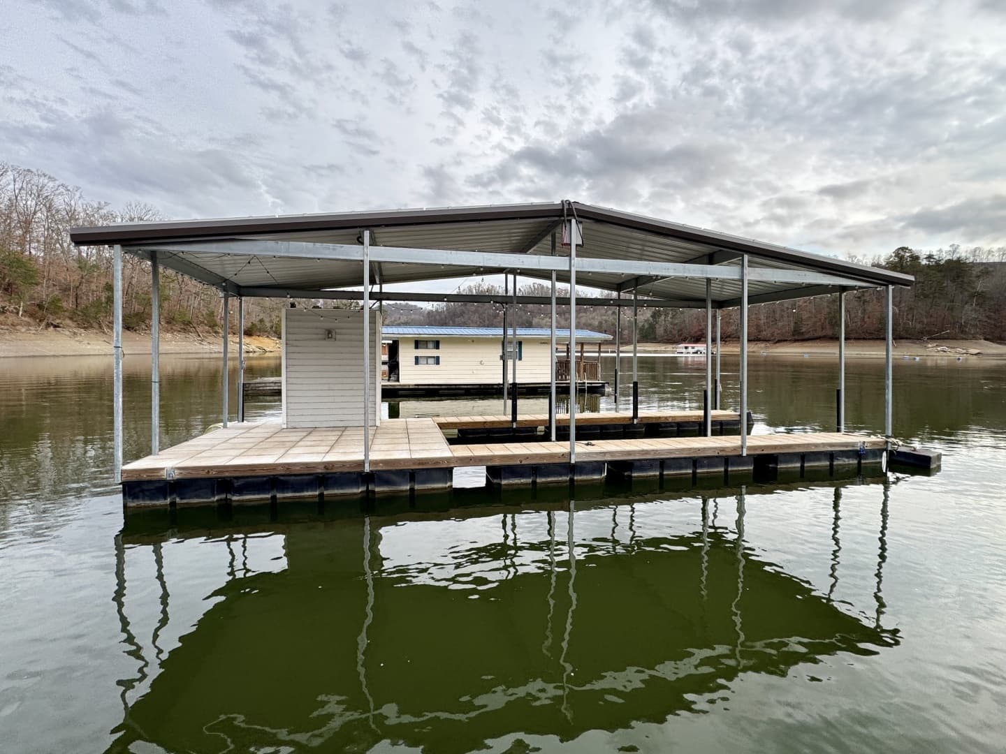 2022 Custom Premier Docks 16 x 40 Solar Powered Dock